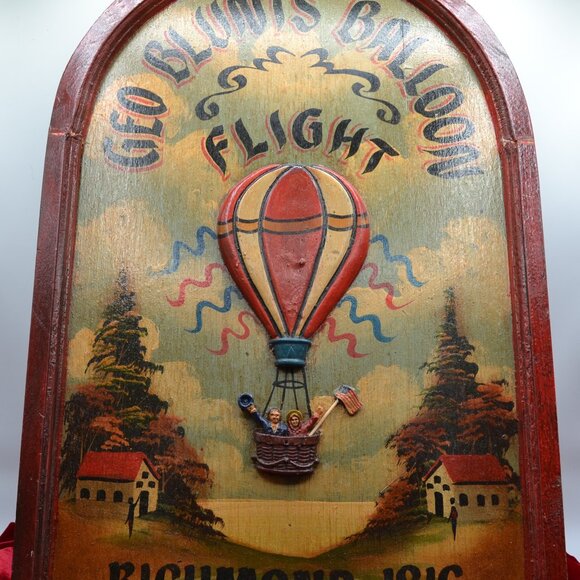 Geo Blunts Balloon Flight Richmond 1816